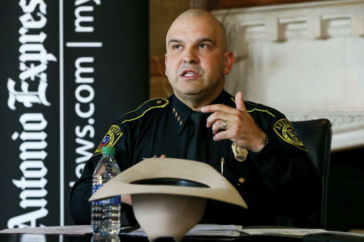 Bexar County Sheriff Javier Salazar meets with the San Antonio Express-NEws Editorial Board to discuss Jail issues on Friday, Nov. 15, 2019.