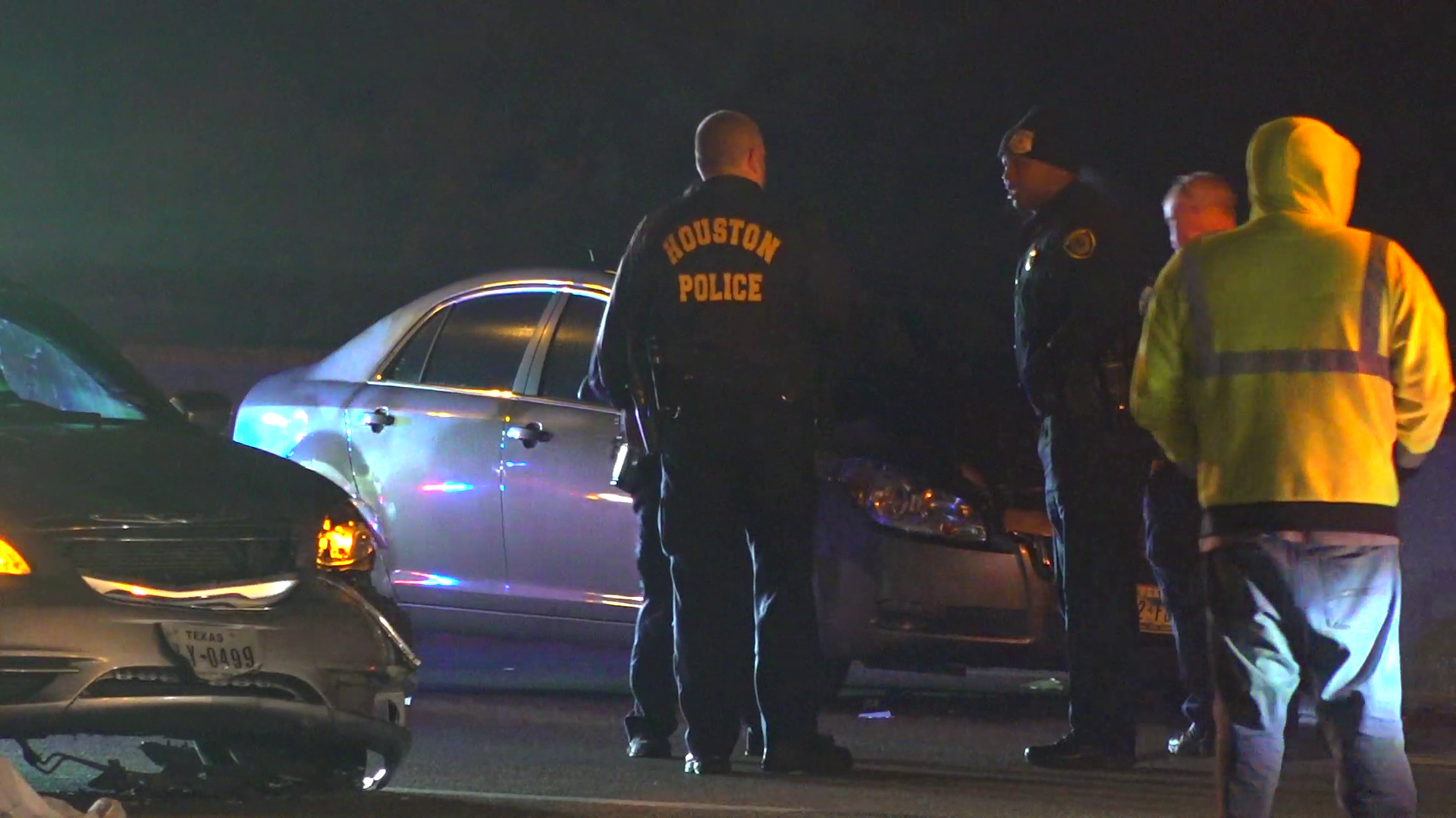 Woman killed after falling out of car during argument with husband on North Freeway