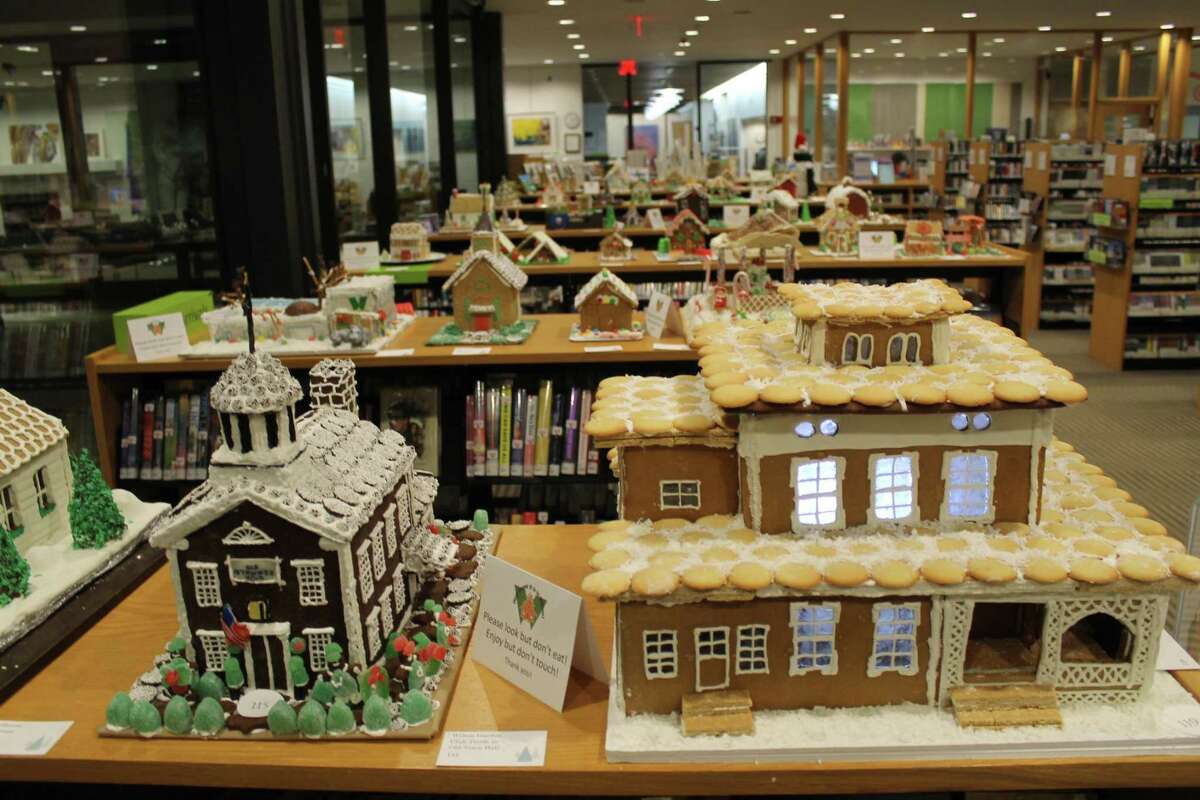 The gingerbread house contest sponsored by Wilton Library and the Wilton Chamber of Commerce is coming up. Drop-off dates are Dec. 1-2.