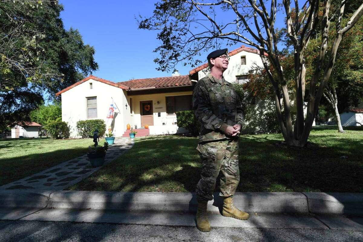 Col. Jeffrey Carter, Joint Base San Antonio’s Security Forces group commander, shown at Randolph, said JBSA was unaware of the level of anger of tenants in privatized housing until meetings in February.