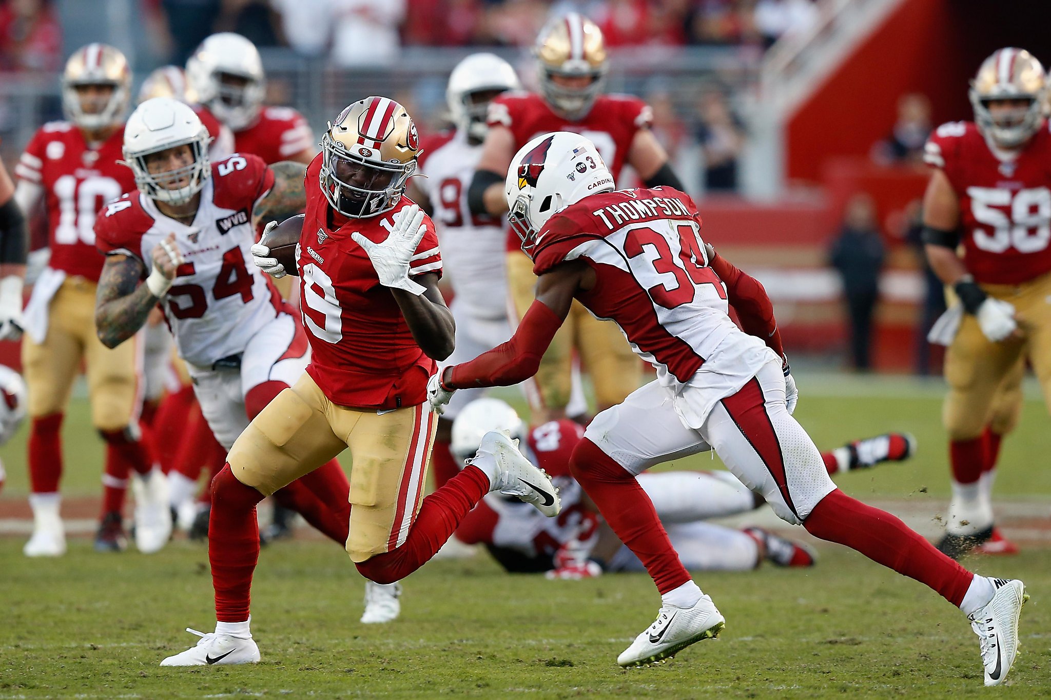 Deebo Samuel is having the best rookie season by a 49ers receiver since  Jerry Rice, and he's doing it in style - The Athletic