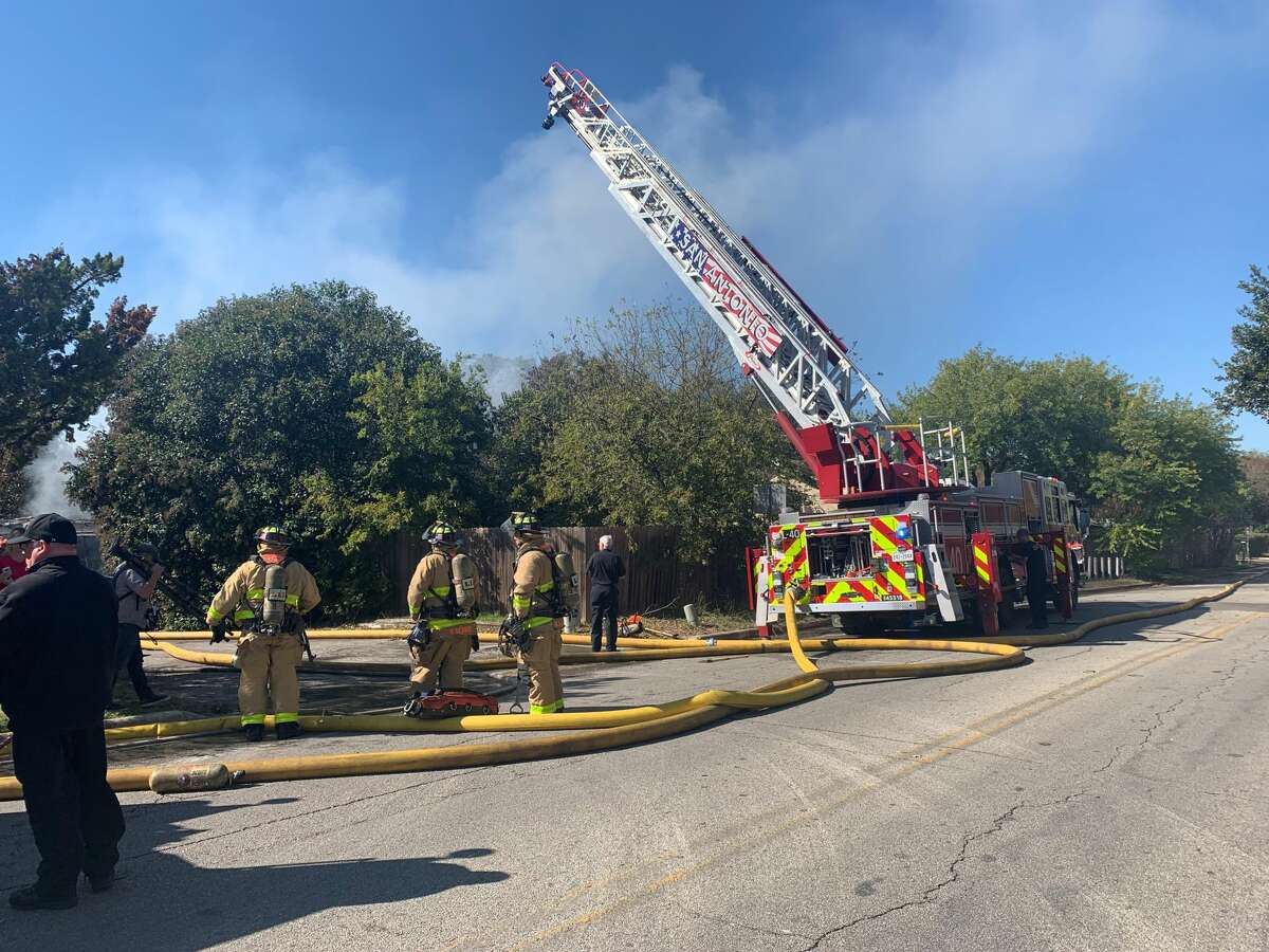 Update Dog dies in massive San Antonio house fire, officials say