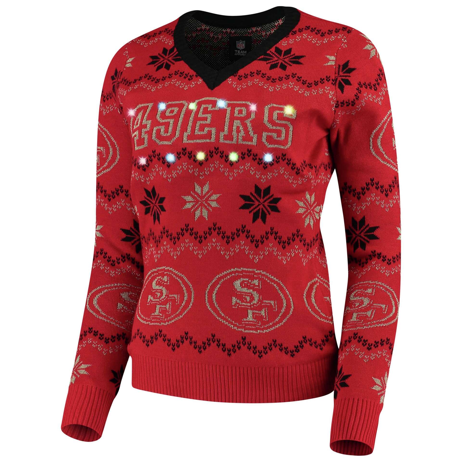 49ers ugly sweater women's hotsell