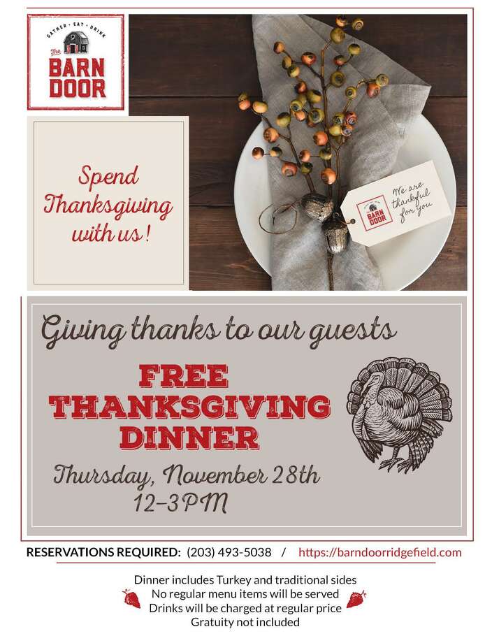 Ridgefield S Barn Door To Offer Free Thanksgiving Dinner