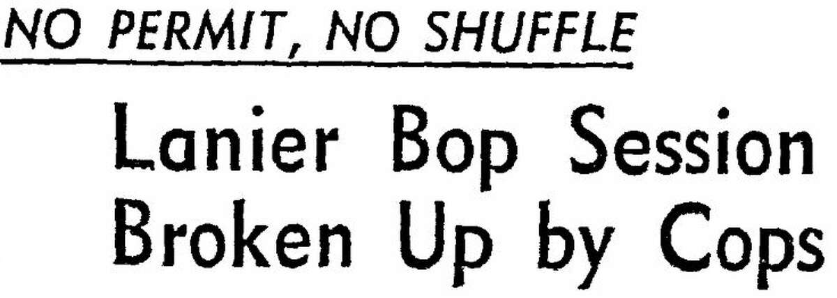 Houston Chronicle headline from Nov. 19, 1954.