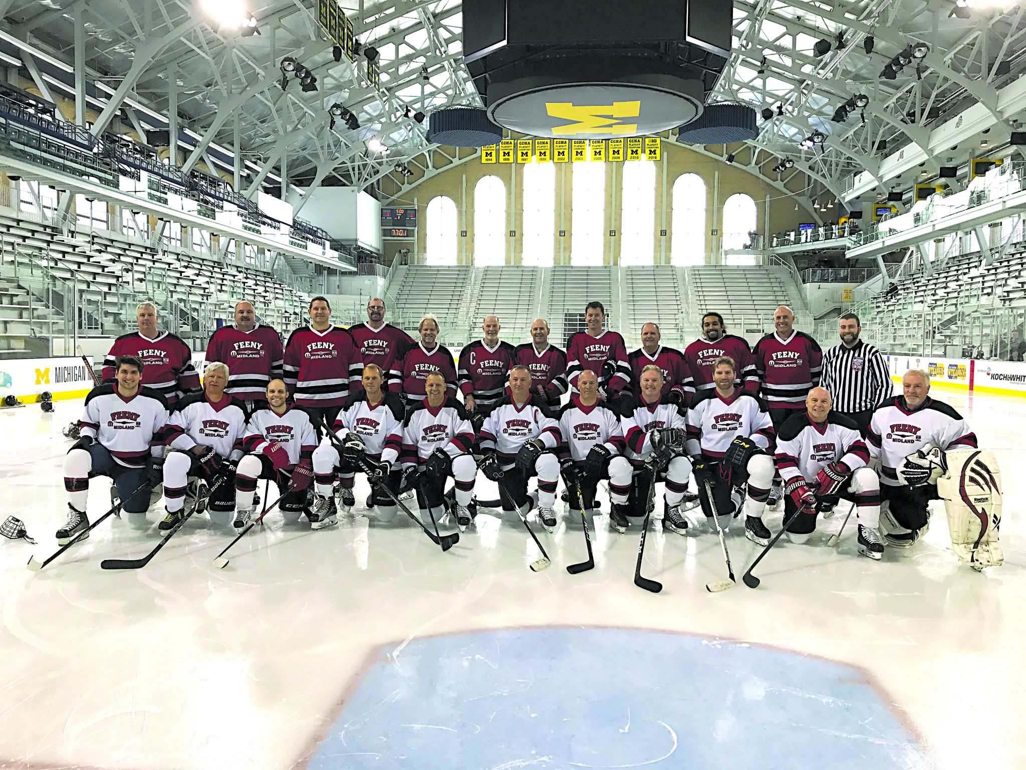 Twentytwo local hockey players get ice time at UM's Yost Arena
