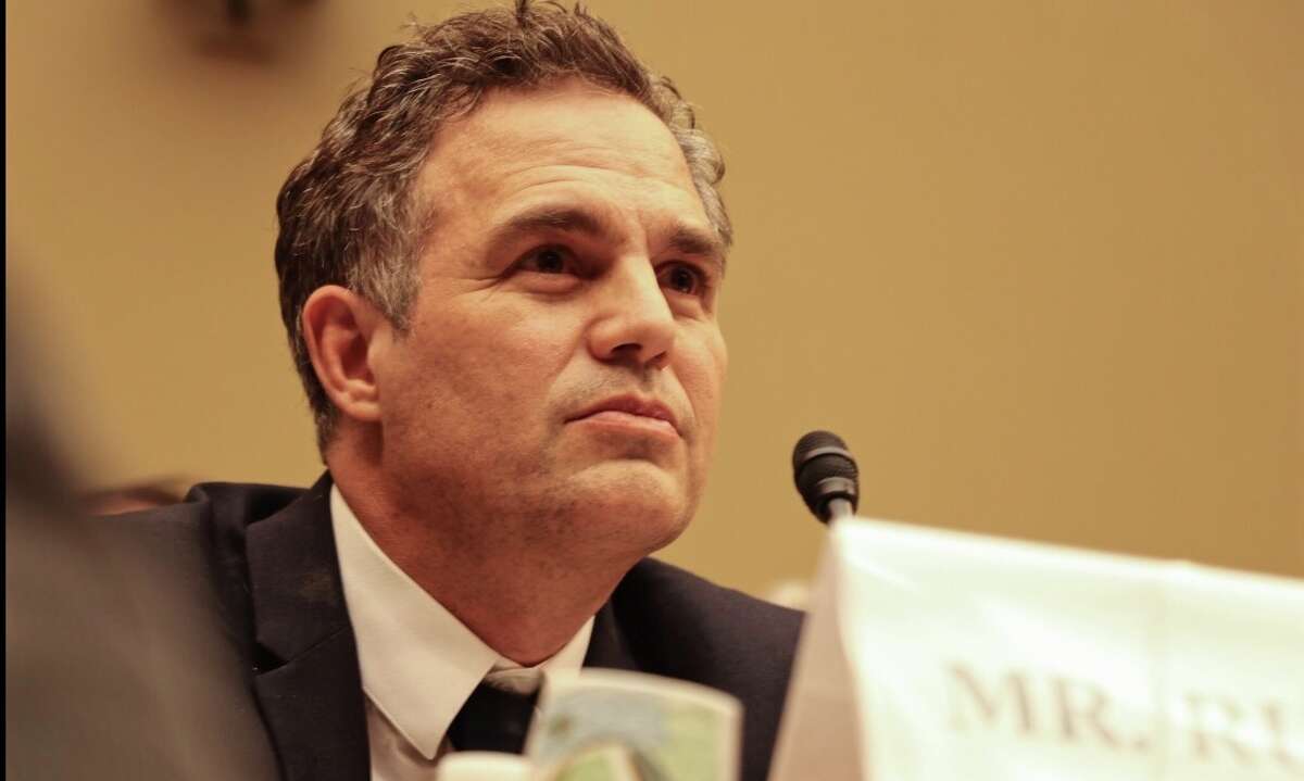 Actor Mark Ruffalo testifies during a House committee hearing on water quality on Tuesday Nov. 19, 2019.