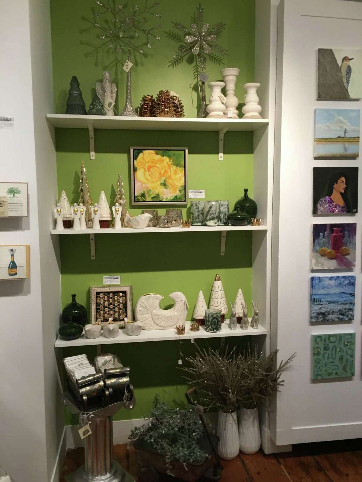 A small peek of what's in store when you visit Festive Home 2019 at Ridgefield Guild of Artists.