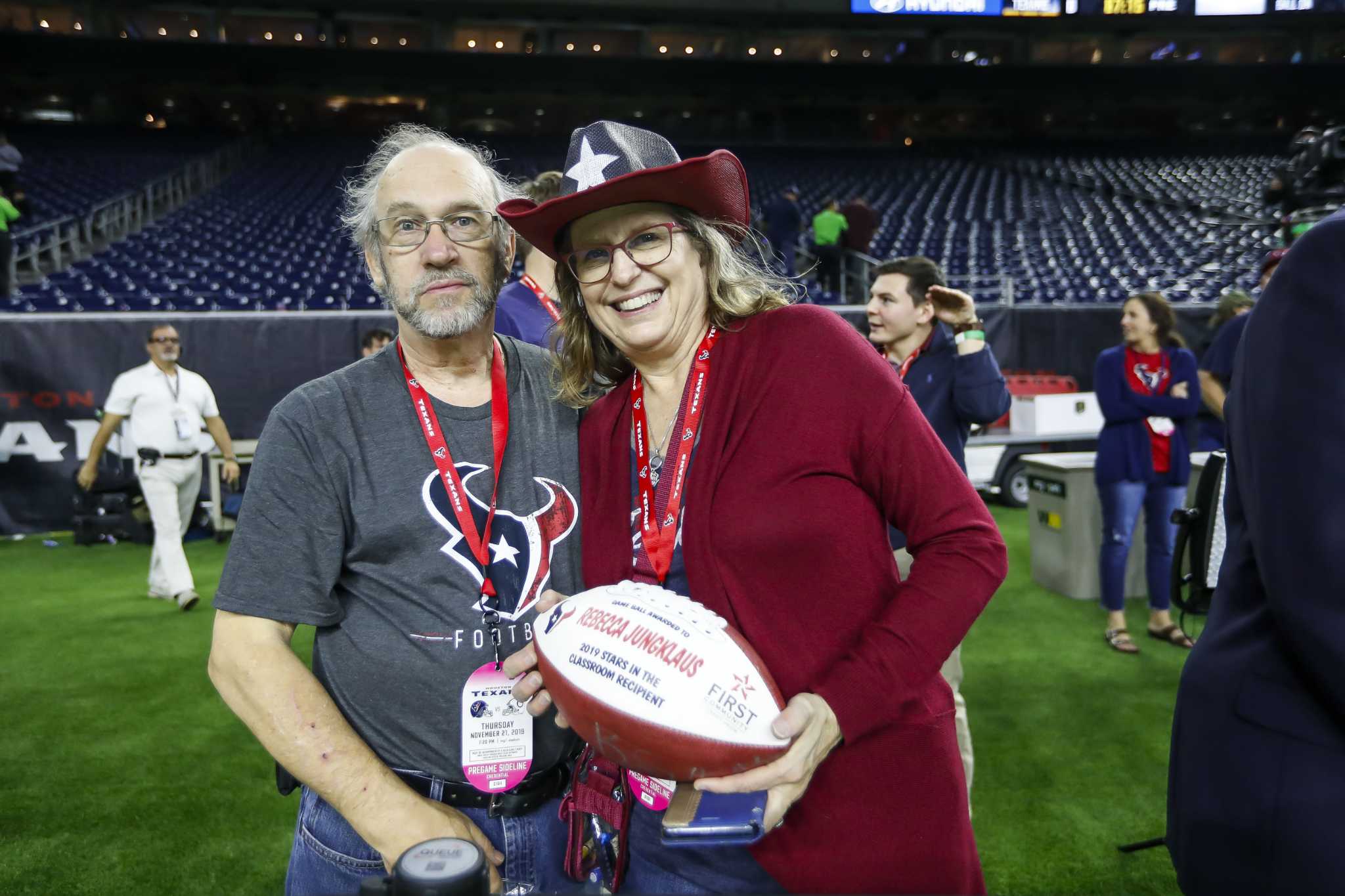 Texans fans at NRG Stadium for Thursday Night Football