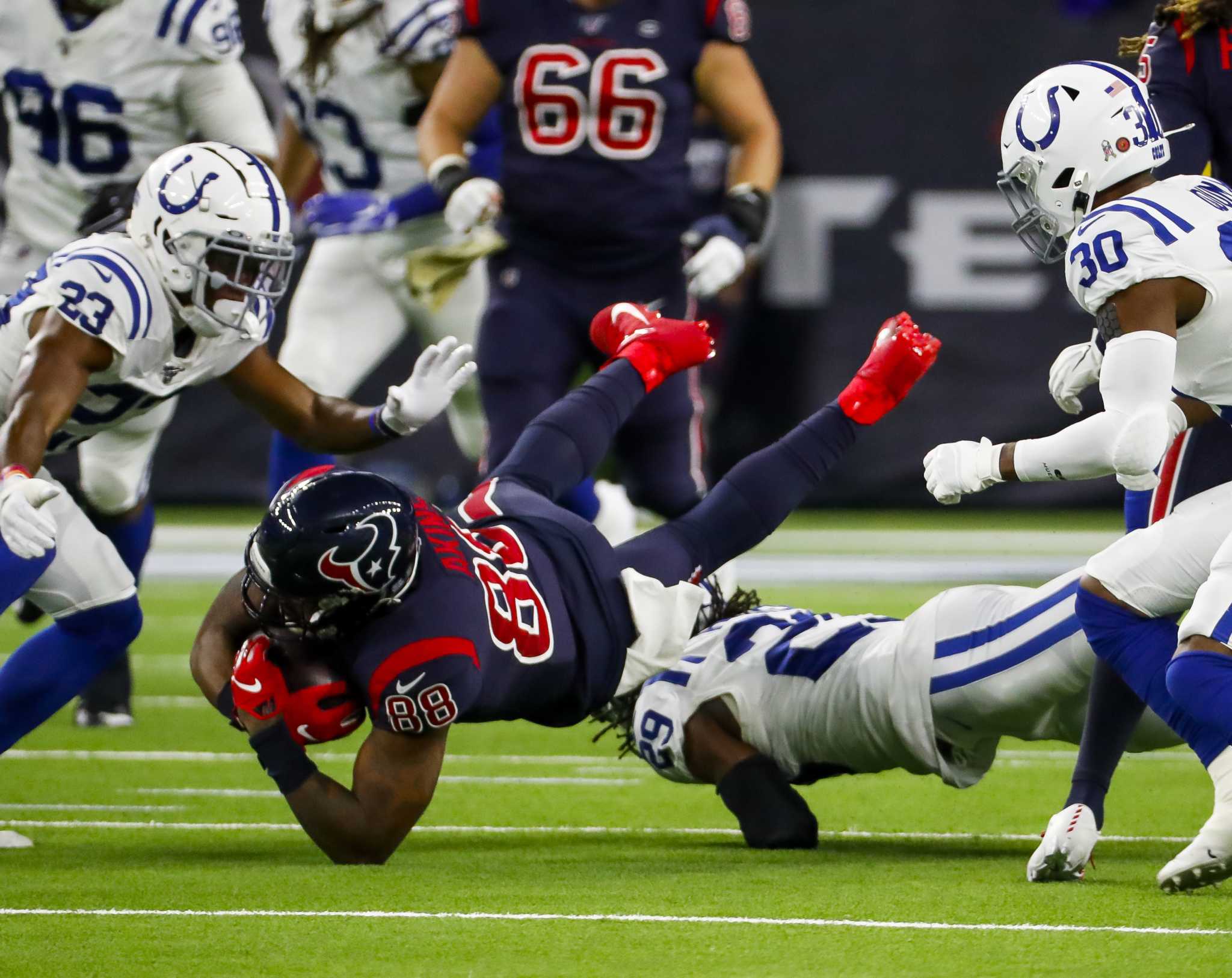 Houston Texans released final week 8 injury report, Dylan Cole is out