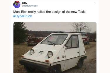 Teslas New Cybertruck Spawned So Many Memes Sfgate