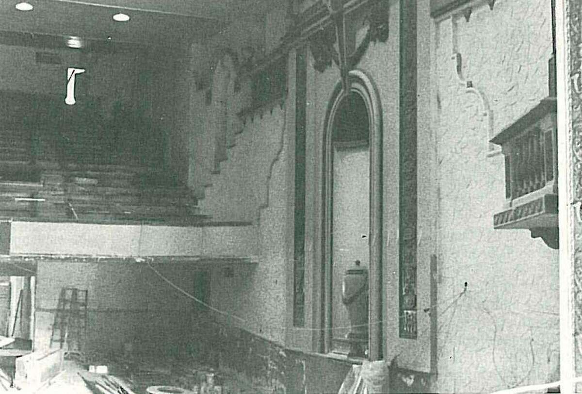 Inside the Crighton Theatre as renovations were taking place in the late 1970s. The grand theatre opened with much fanfare on Jan. 25, 1979 with a week full of events.