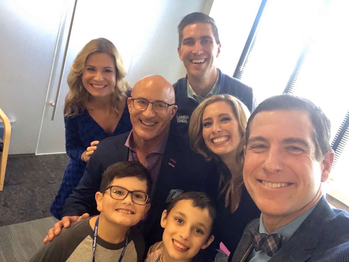 Texas Make-A-Wish child meets their idol at the Weather Channel