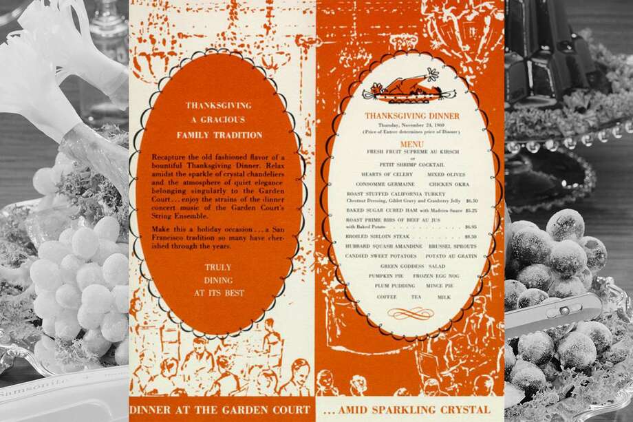 Thanksgiving dinner menus - SFGate