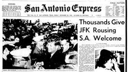 Nov. 22, 1963: JFK in S.A.