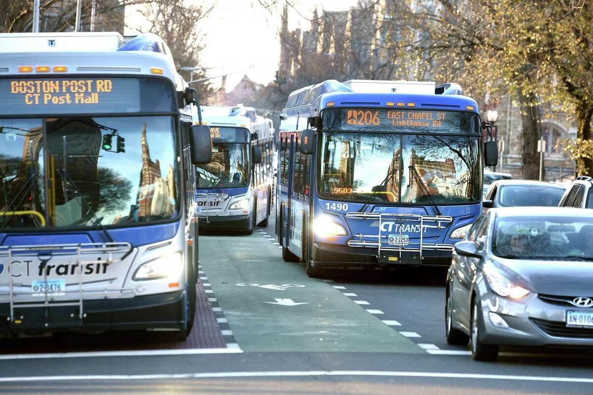 New Haven-Stamford express bus, improved local service on deck