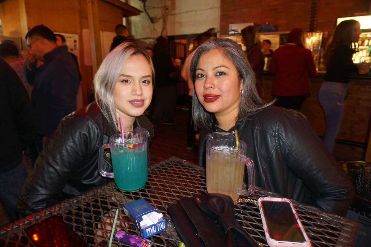 Sandra Macias and Liliana Cedillo at The Happy Hour Downtown Bar