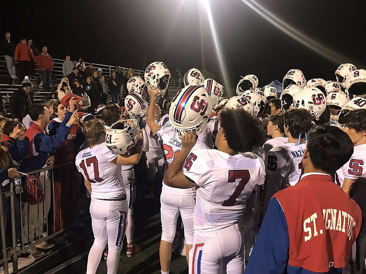 High school football: Los Gatos senior Adam Garwood carries ball