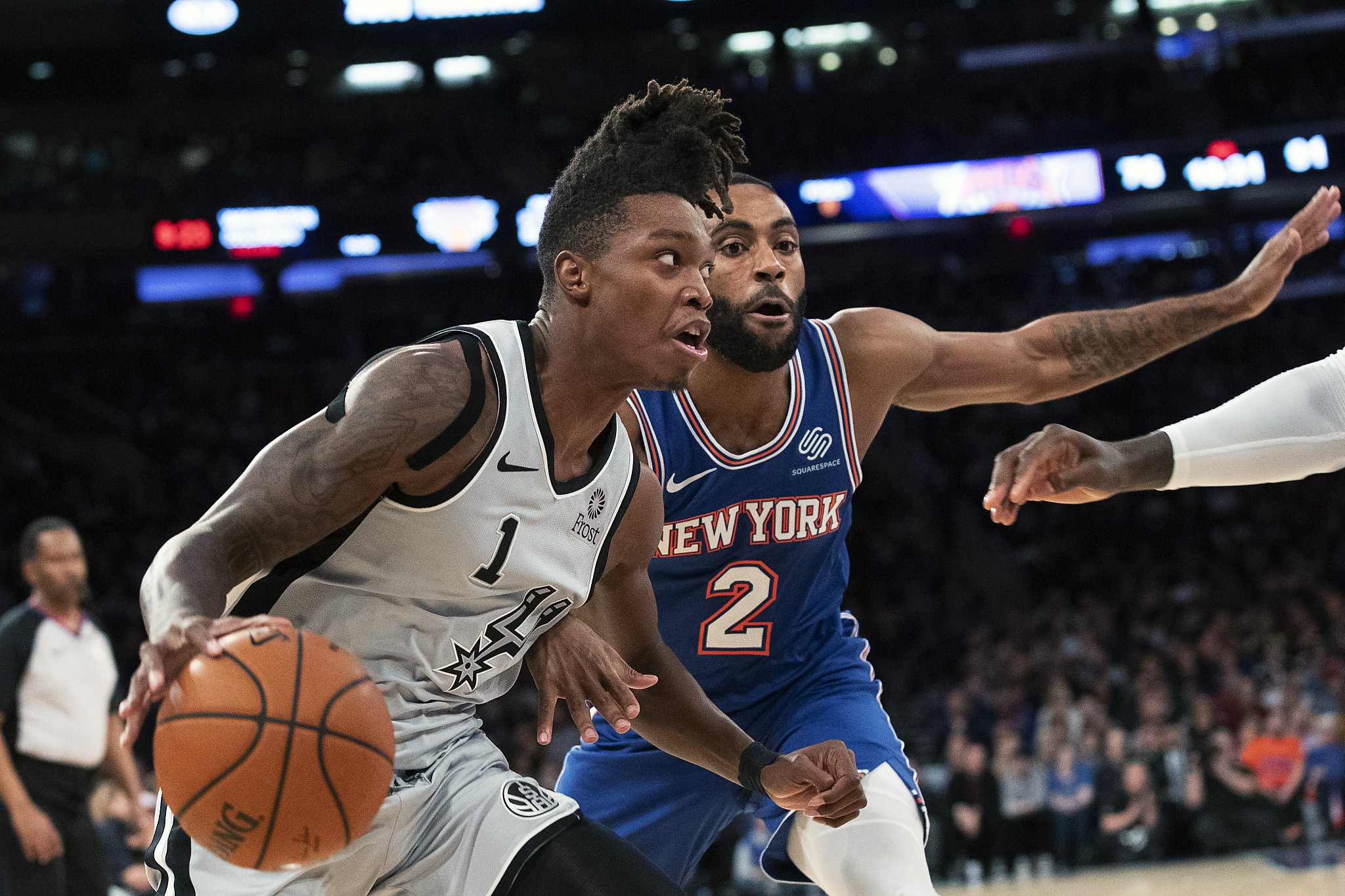 Lonnie Walker excelled as the Spurs' 'energy guy' in Wednesday's loss