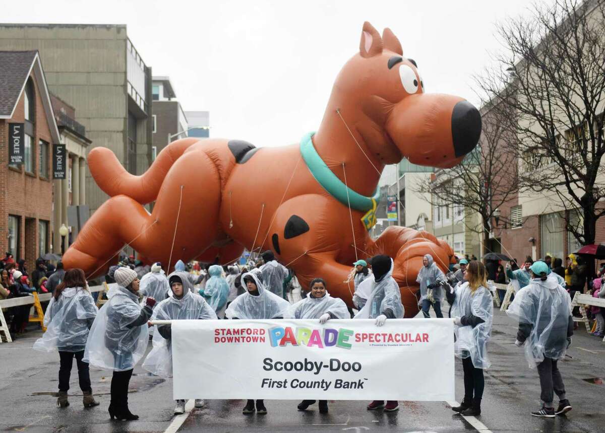 File photo of the Stamford Downtown Parade Spectacular in Stamford, Conn., taken on Sunday, Nov. 24, 2019. The 2020 parade has been canceled because of the ongoing COVID-19 pandemic.