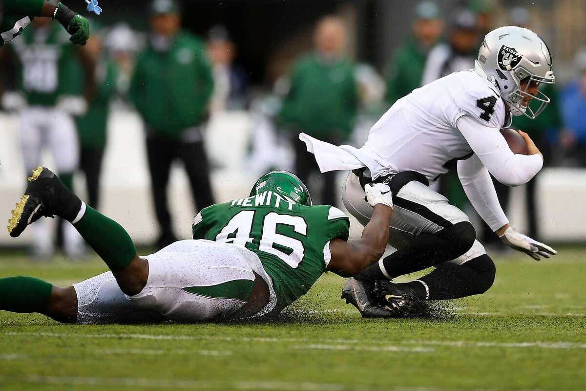 Raiders' jets cooled in 34-3 loss to New York