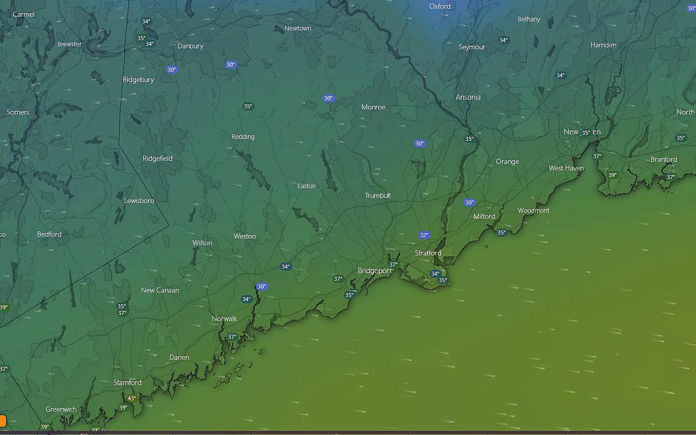 Watch for some slick conditions on the roads this AM