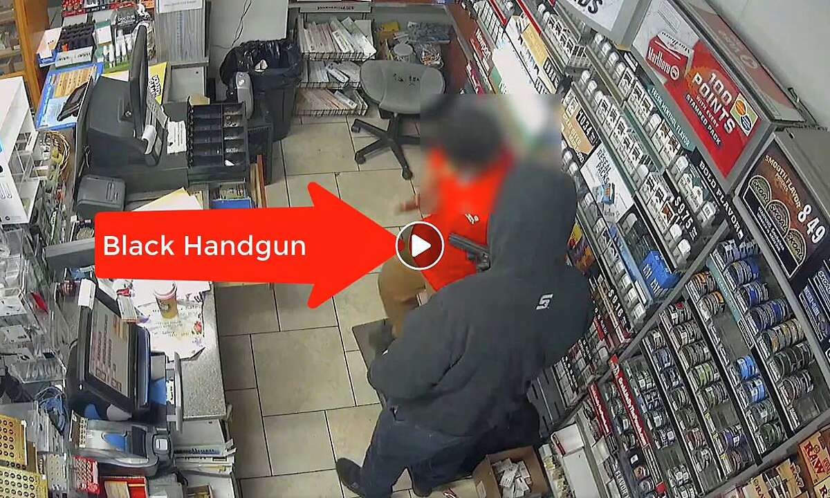 One week after an armed robbery at Springdale Shell on Nov. 17, 2019, police has released a video of the two masked men in the hope of identifying the suspects. Police said said two men wearing masks walked into the 24-hour convenience store at the gas station at about 5:30 a.m.
