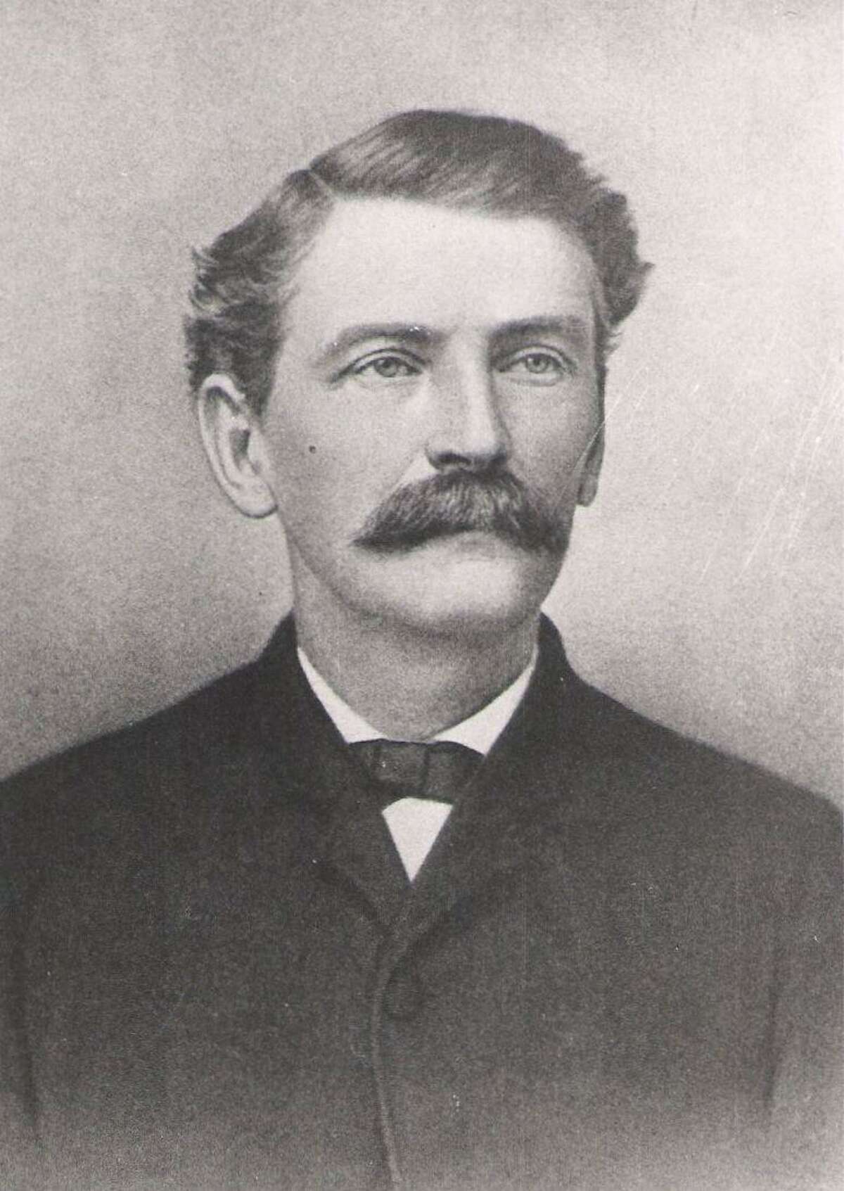 The founder of the town, Isaac Conroe. This week in 1883 Conroe became the town’s first postmaster.