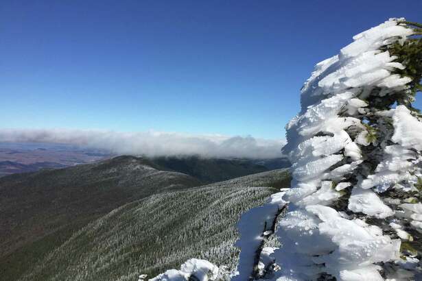Rob McWilliams had a frosty day at Carter Dome when he hiked the White Mountains.
