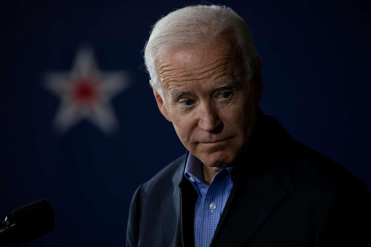 Former Vice President Joe Biden, a Democratic presidential hopeful, speaks at a campaign event in Des Moines, Iowa, Nov. 23, 2019. (Ruth Fremson/The New York Times)