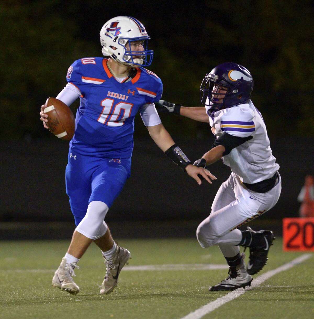 Danbury’s Patrick Rosetti Overcomes Speech Impediment To Star At Qb For 