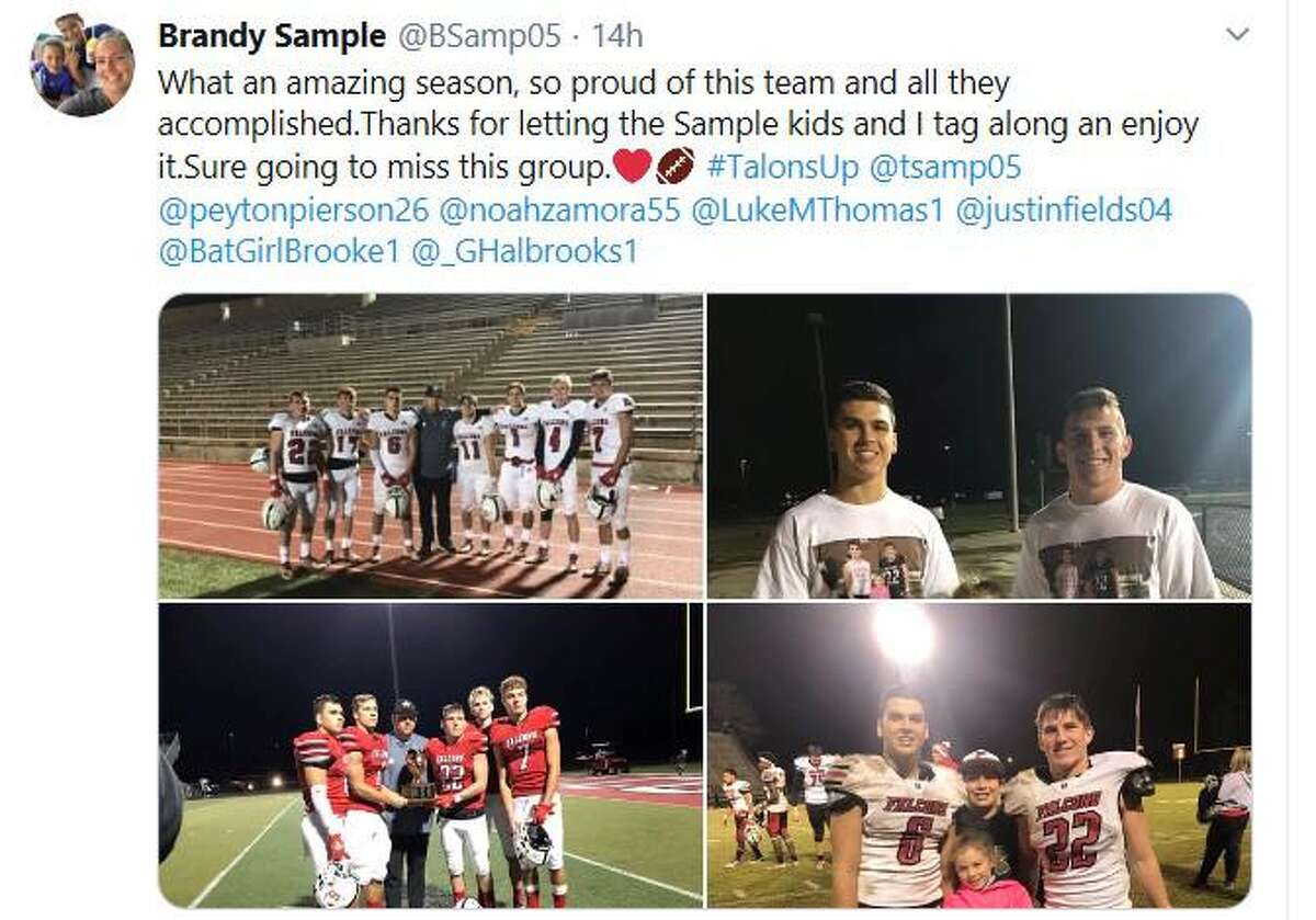 Team shows appreciation for the 2019 Hargrave Falcons football season