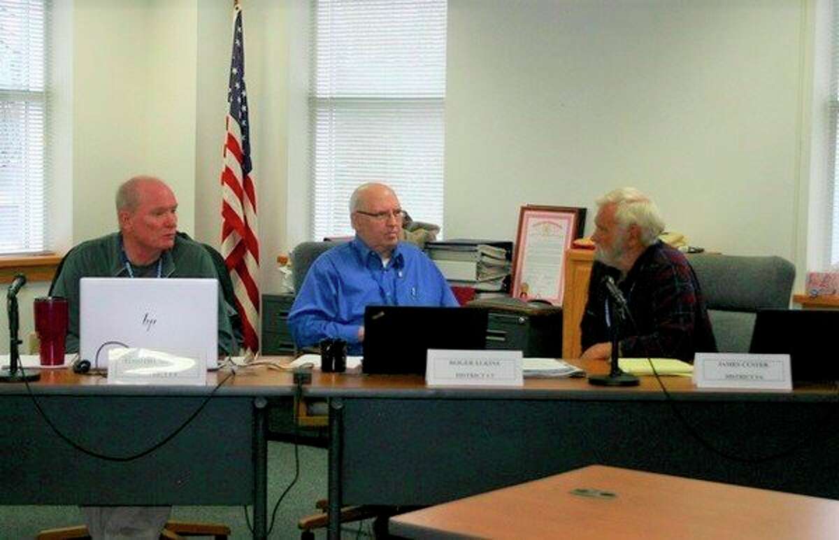 Osceola County Commissioners approved sending a letter to Gov. Gretchen Whitmer and state representatives requesting the state re-fund several grants that were part of the governor's line-item vetoes in October. The loss of funding for the county amounts to approximately $218,000. (Herald Review photo/Cathie Crew)