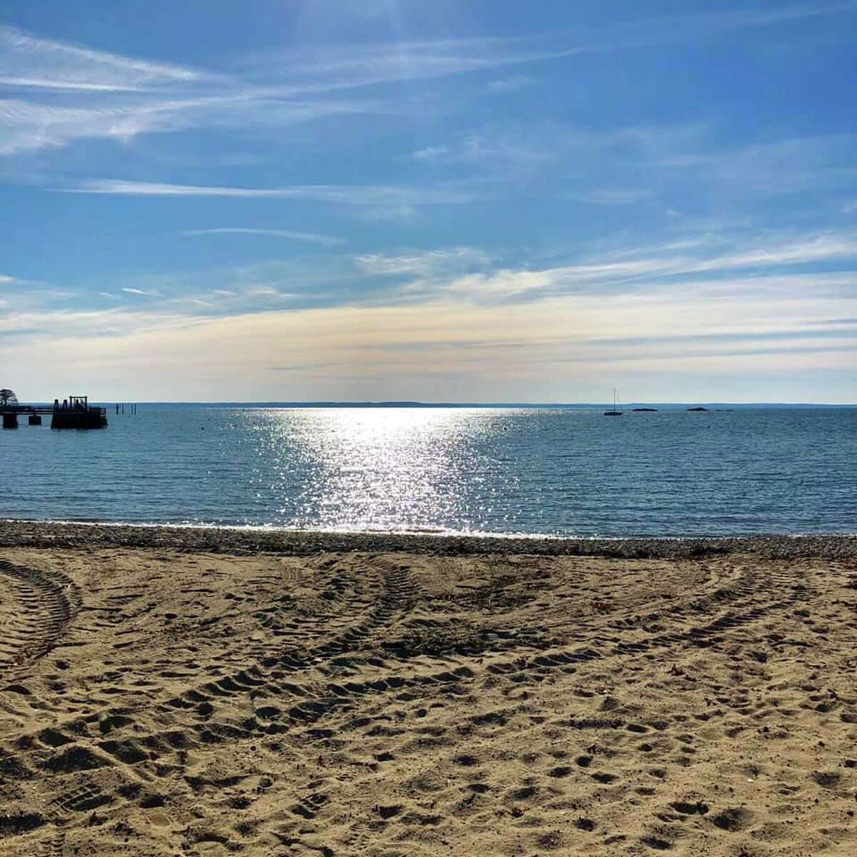 Darien resident Will Lewis caught this view on a run at Pear Tree Point Beach. Keep it looking this clean by following the carry-in, carry-out trash policy in place.