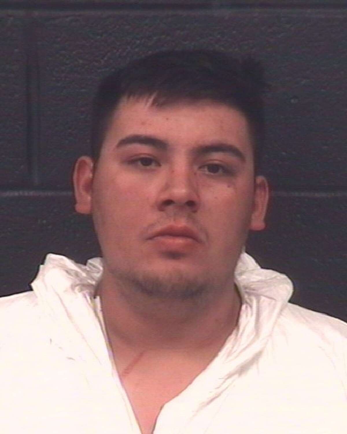 Cesar Rene Terrazas, 22, was arrested and charged with two counts of attempted capital murder, three counts of aggravated assault of a date, family, household member with a deadly weapon, and one count of burglary of habitation with intent to commit other felony.