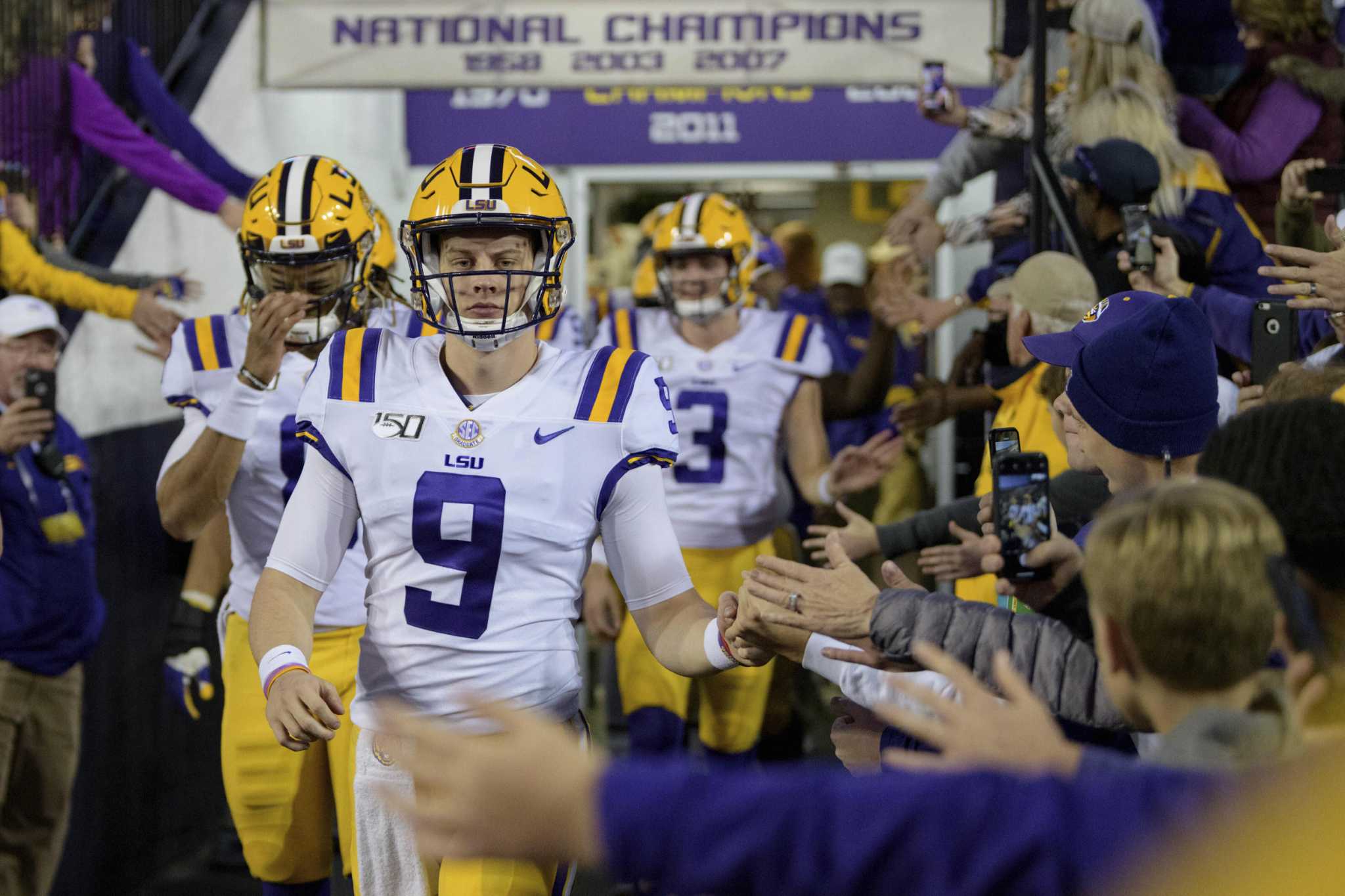 LSU's Burrow, Jefferson lead AP All-Bowl team