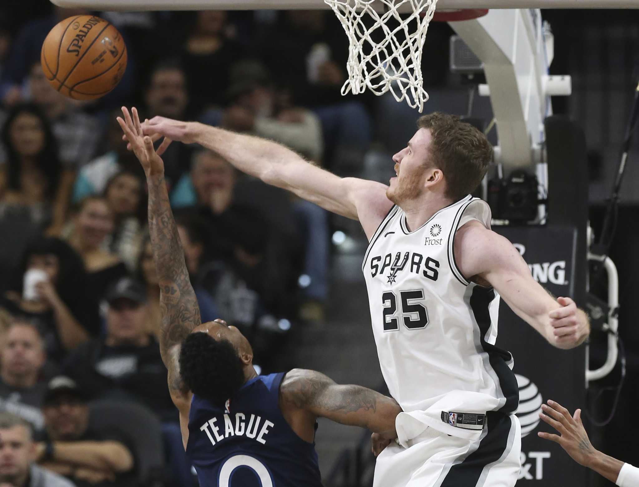 Jakob Poeltl emerging as San Antonio Spurs' sultan of swat ...