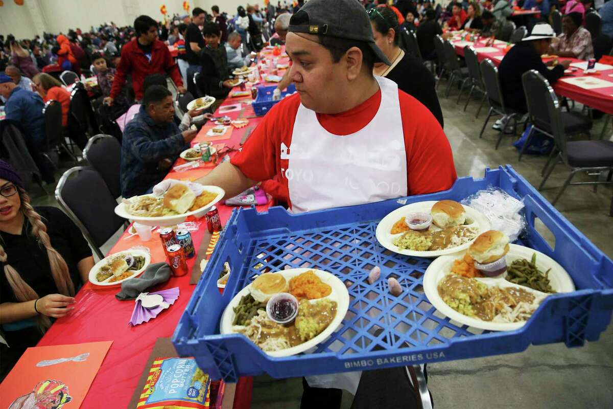 A San Antonio tradition, annual Jimenez Thanksgiving charity feast will