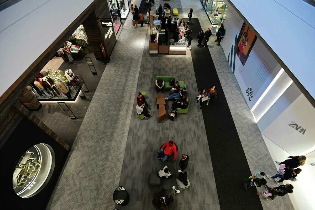 Shoppers search for Black Friday deals at the SoNo Collection mall Friday, November 29, 2019, in Norwalk, Conn.