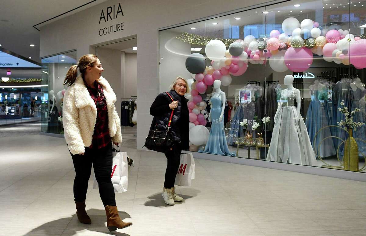 Shoppers search for Black Friday deals at the SoNo Collection mall Friday, November 29, 2019, in Norwalk, Conn.