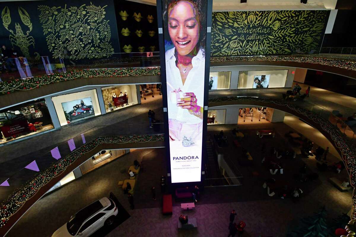 Shoppers search for Black Friday deals at the SoNo Collection mall Friday, November 29, 2019, in Norwalk, Conn.
