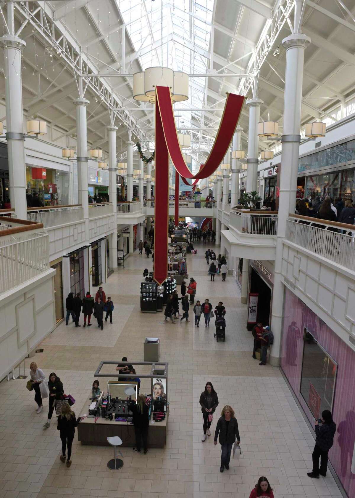 Black Friday shopping at the Danbury Fair mall, Friday, November 29, 2019, in Danbury, Conn.