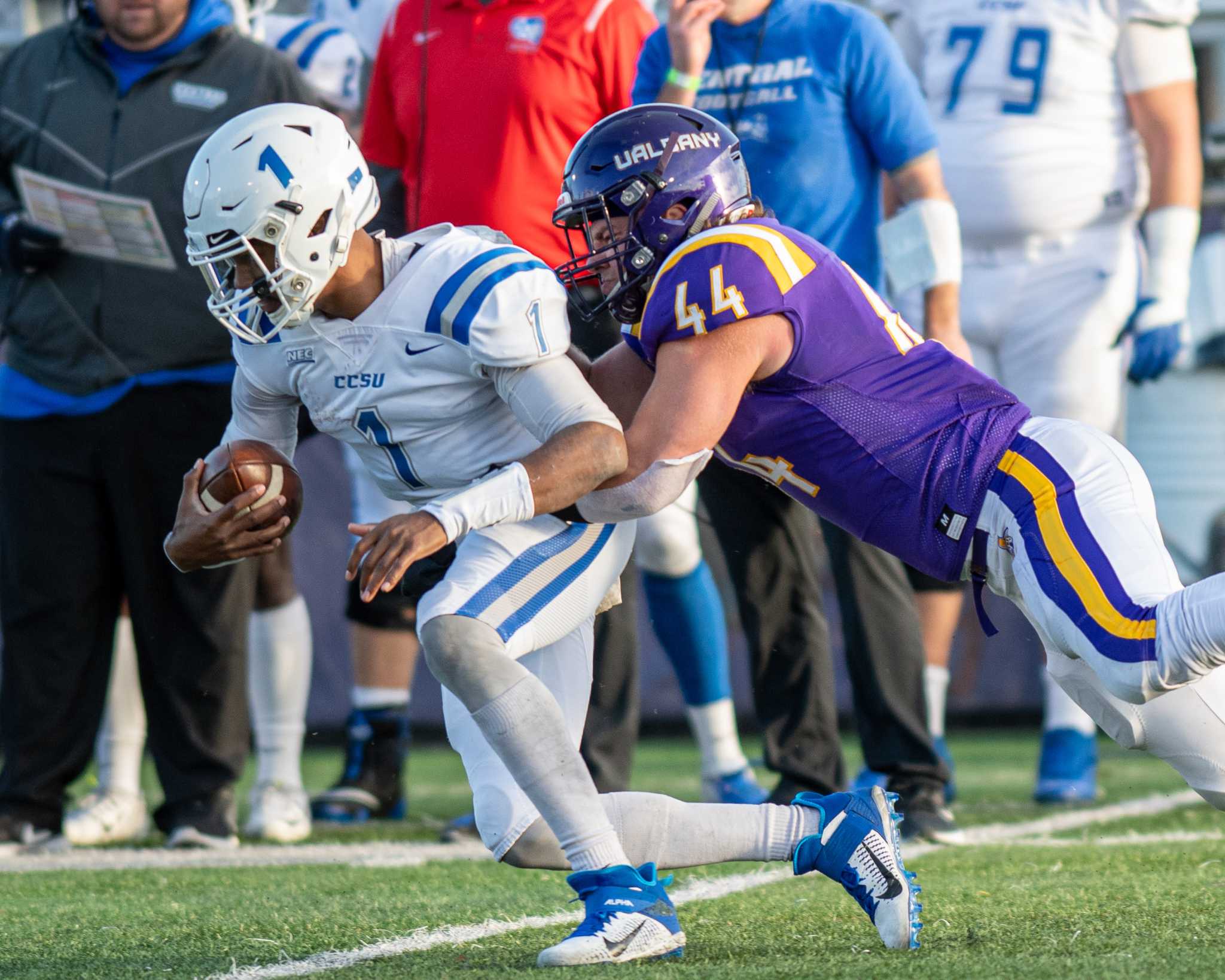 UAlbany Football Linebackers Are Formidable Group