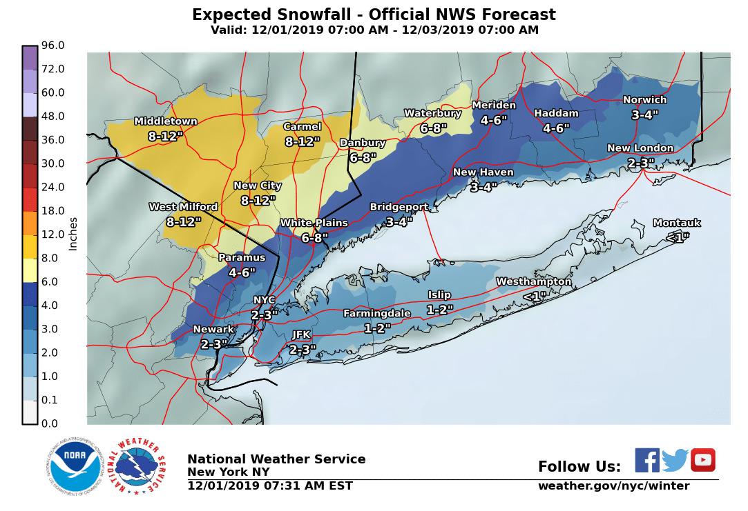 Winter Storm Could Damage Trees, Cut Power In Ct: National Weather Service