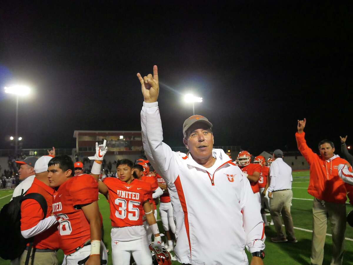 United’s David Sanchez earned his 207th career victory Friday as the Longhorns beat San Benito 45-28. He moved into a tie for the most career wins by a Hispanic head coach in Texas history.