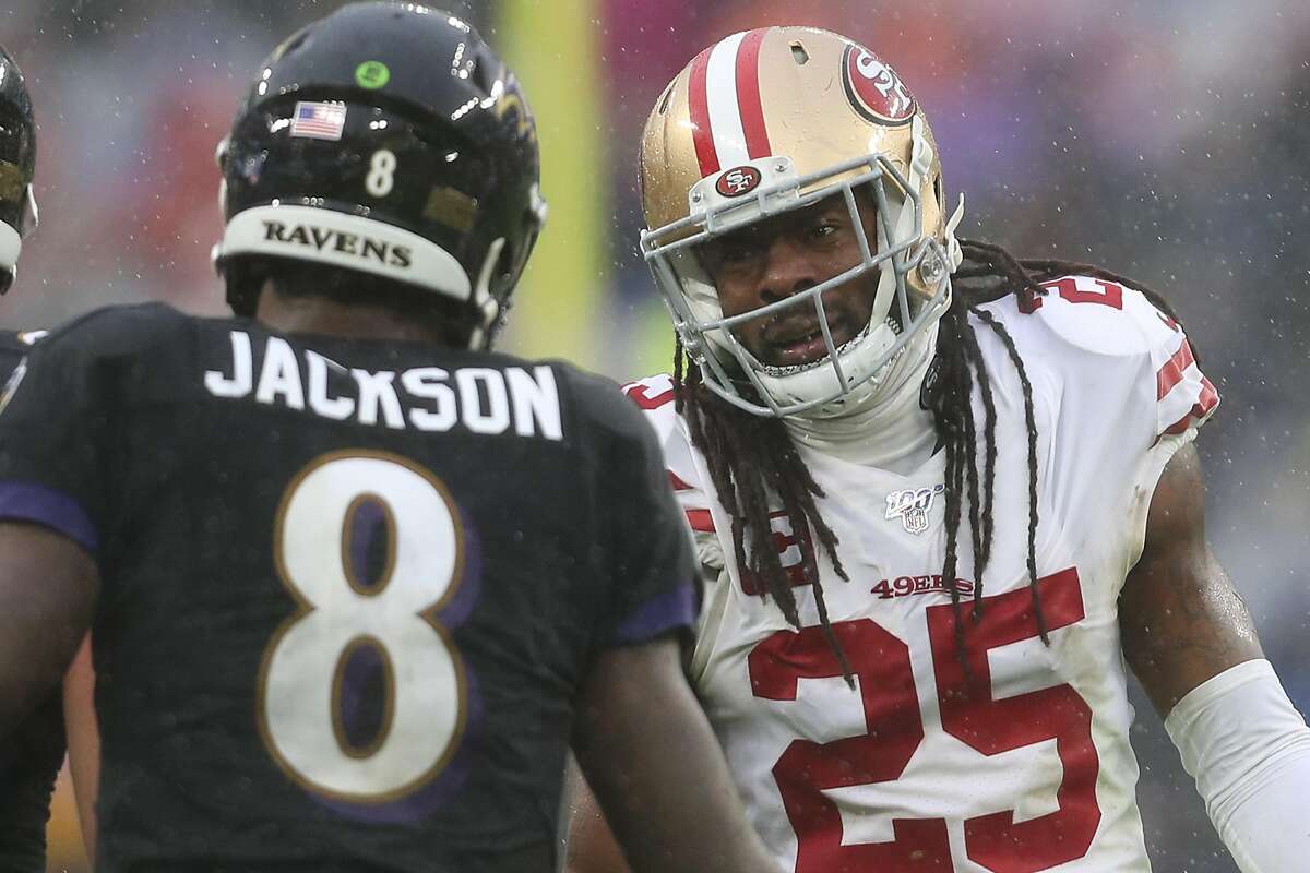 What knee injury? 49ers' Richard Sherman present at practice