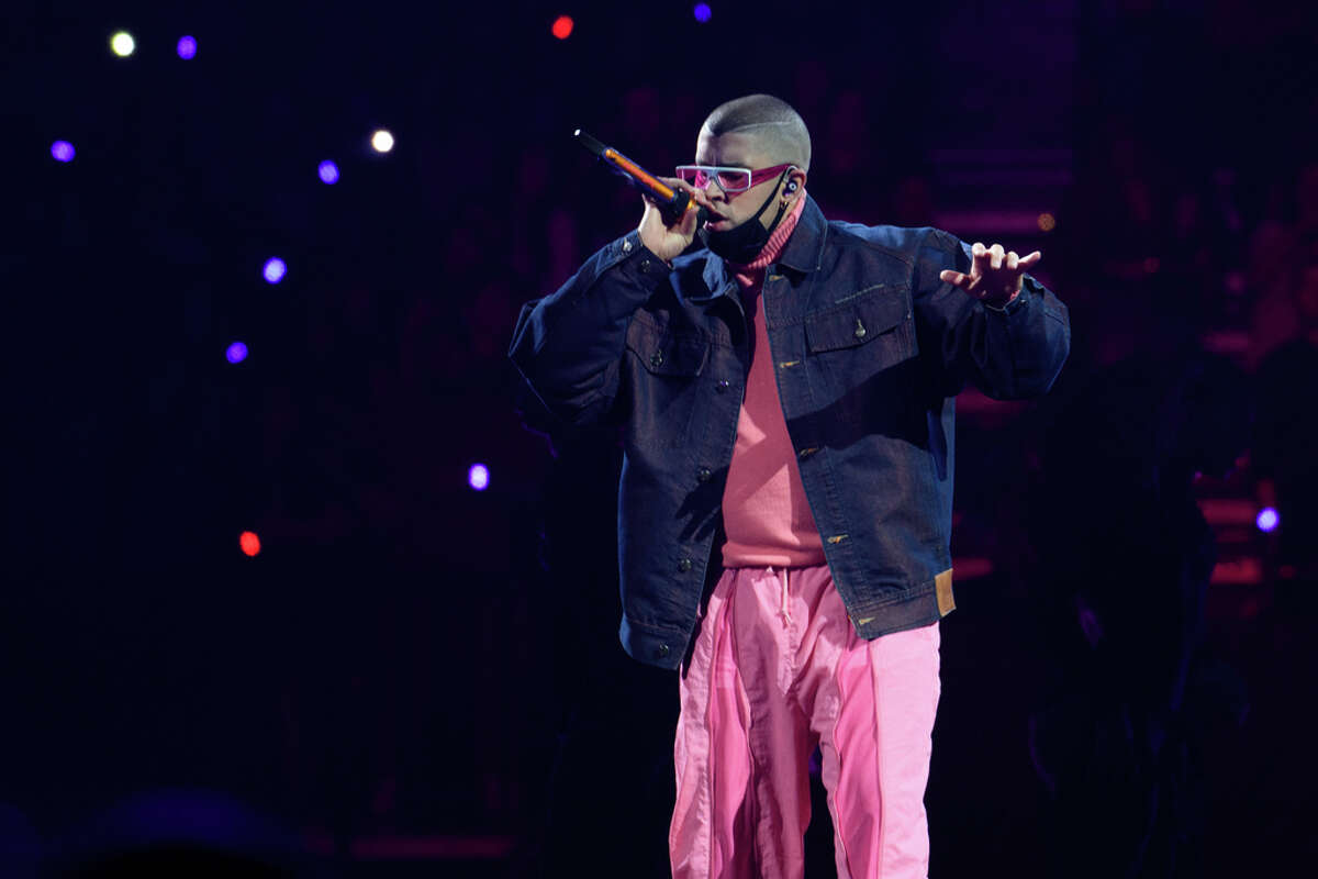 Bad Bunny vibes with a Sunday night crowd in Houston