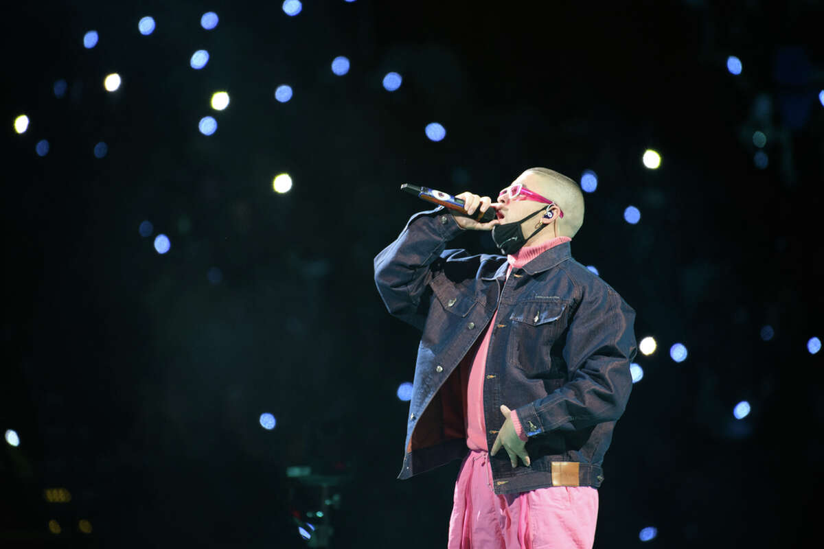 Bad Bunny vibes with a Sunday night crowd in Houston