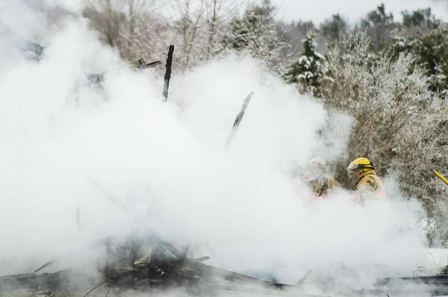 House fire at 2231 E. Freeland Road in Ingersoll Township Dec. 2