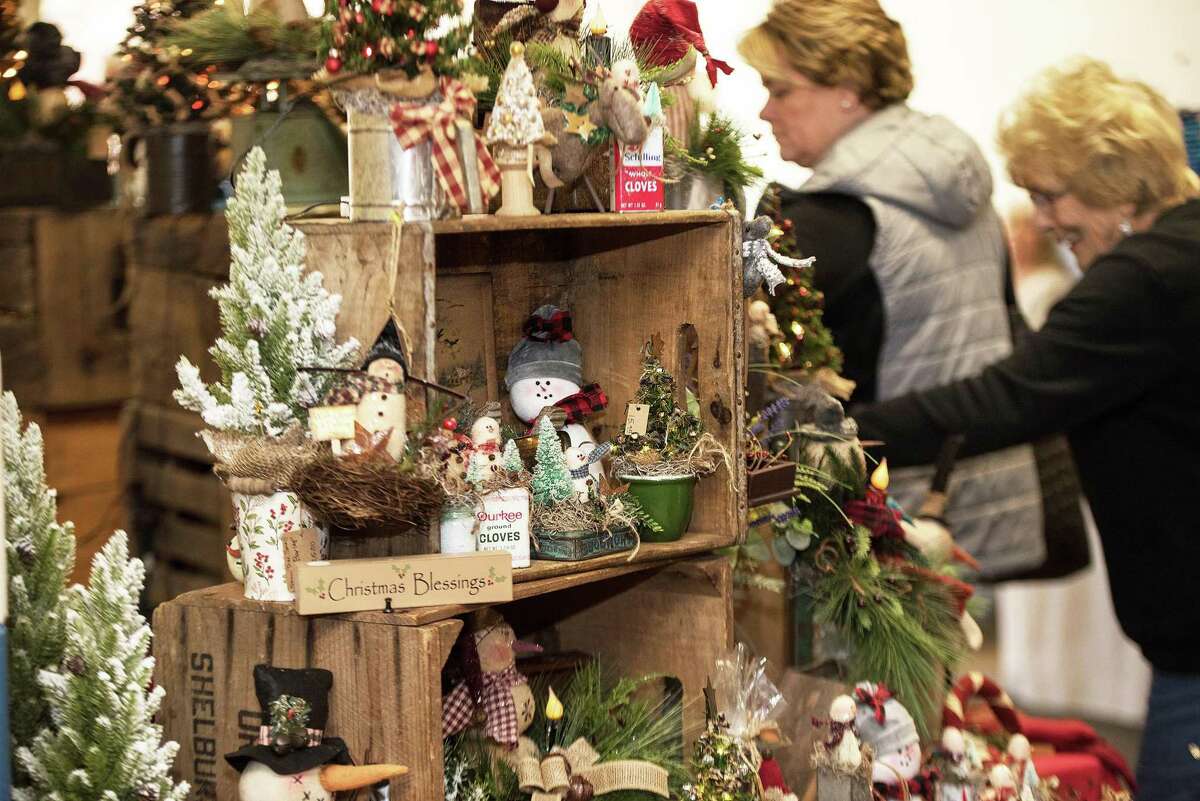 There were plenty of gift options at The Ridgefield Woman's Club Craft Fair on Saturday 23, November 2019 in Ridgefield, Conn. There were plenty of holiday gift ideas at The Ridgefield Woman’s Club Craft Fair on Saturday 23, November 2019 in Ridgefield, Conn.